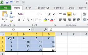 Hướng dẫn người khiếm thị di chuyển và điền dữ liệu trong bảng Excel 